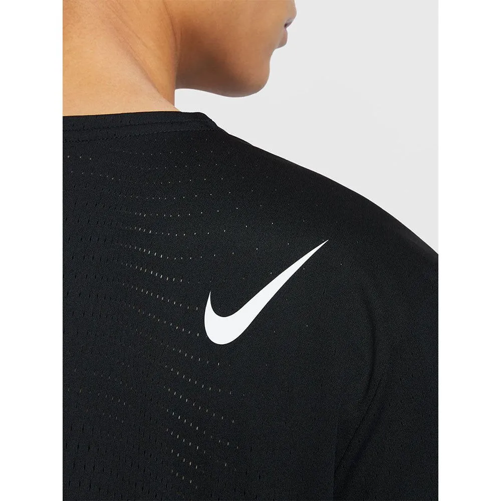NIKE Men Running T-Shirt AeroSwift Dri-FIT ADV Black - NI083AP911EFTH