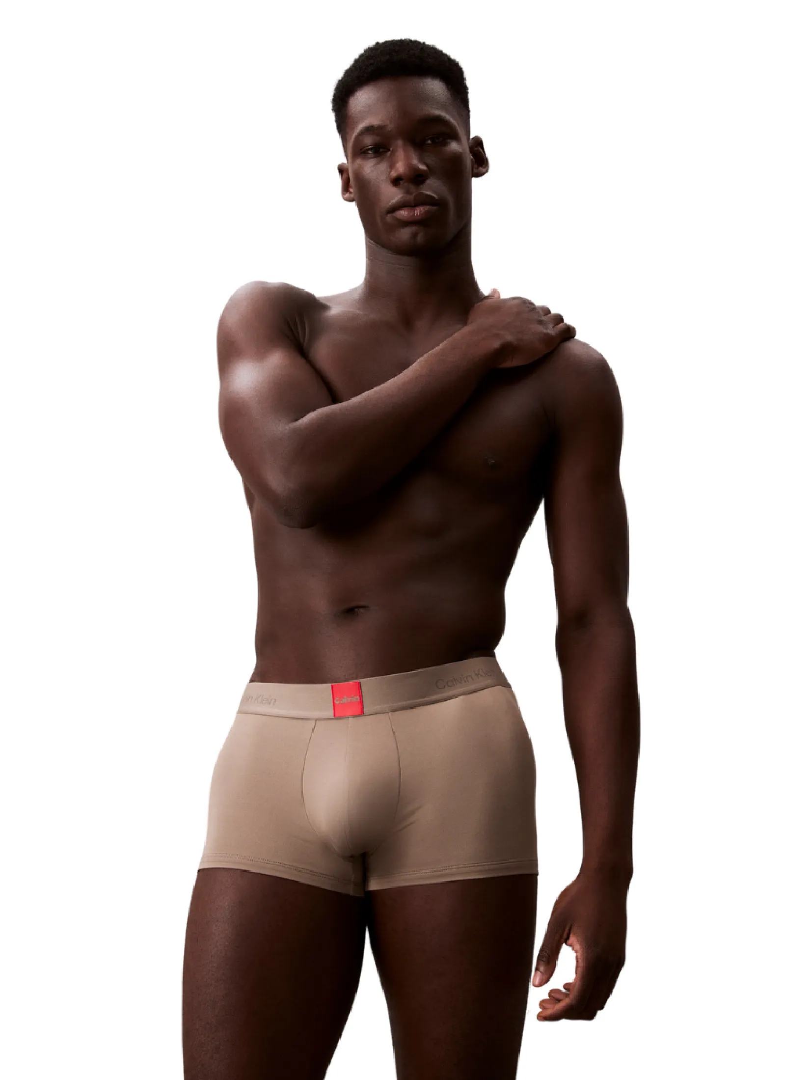 CALVIN KLEIN Men s Icon Logo Graphic Low Rise Trunk Camel