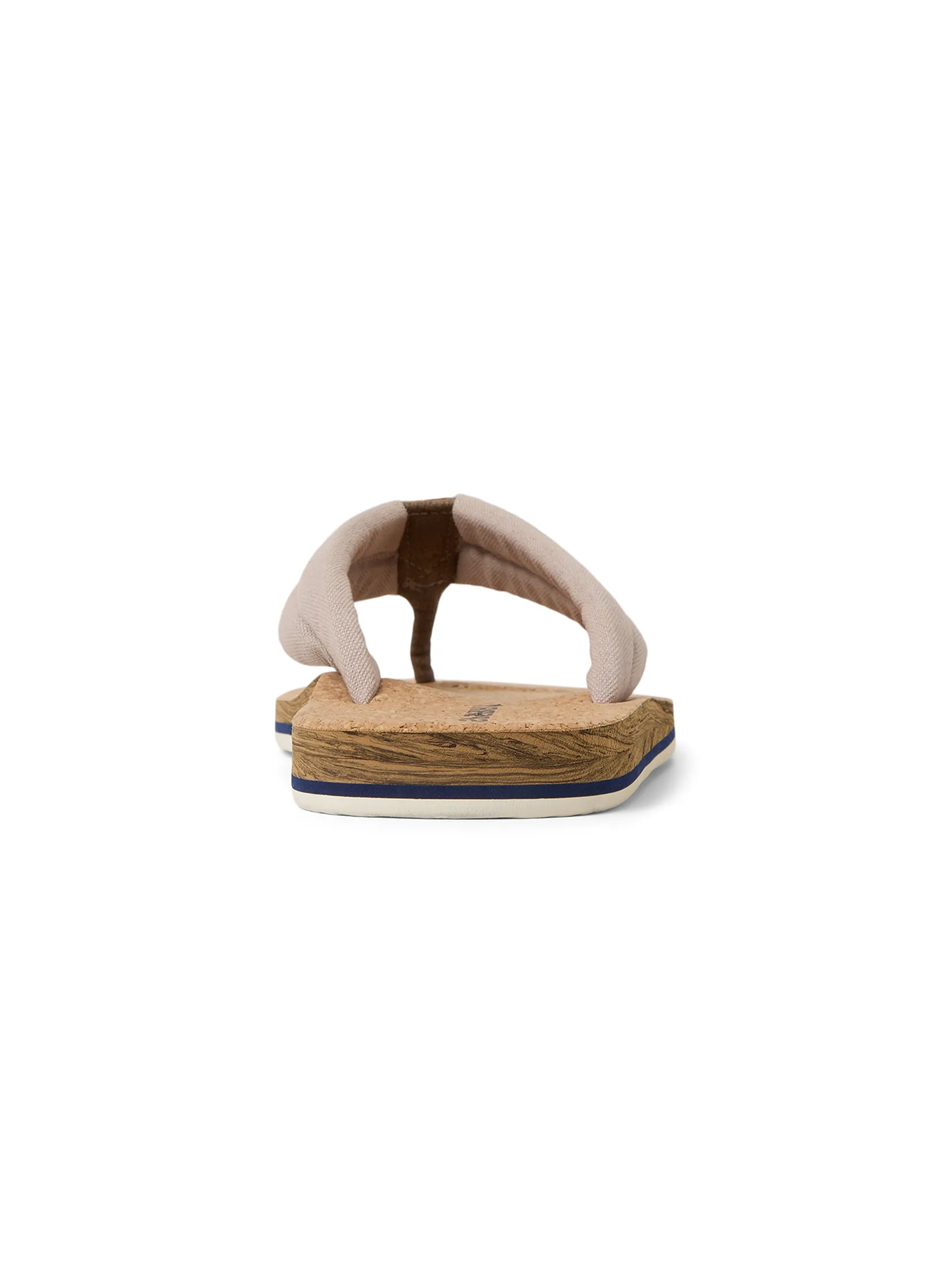 SPERRY MEN TAUPE PORTO PADDED CORK THONG SAND