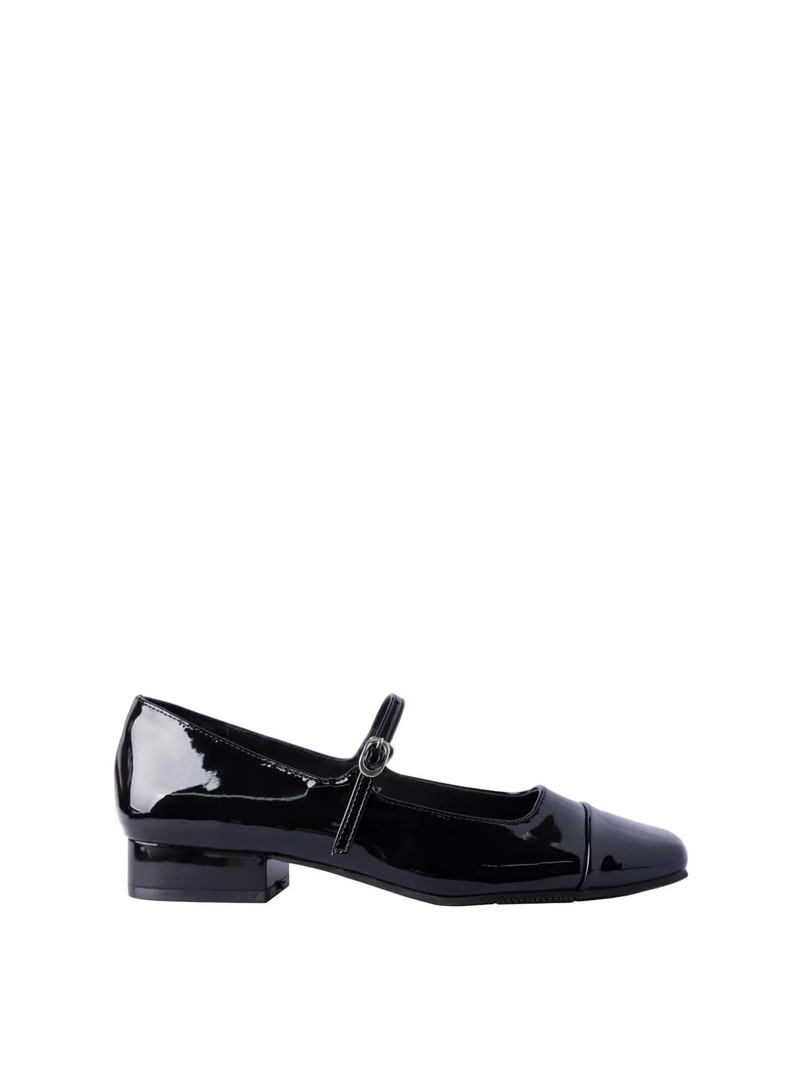VILLAINS SF LUSTRE Women s Mary-Jane Heels BLACK