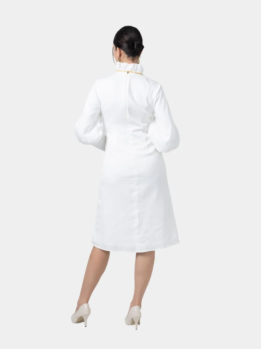 AMASS ME Women Rabbit Moonlit Dress White