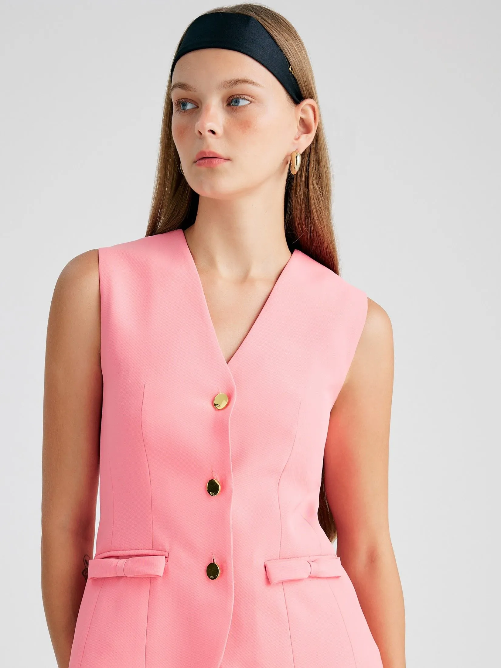 ASV (AW24)Ameena Women Vest Peach