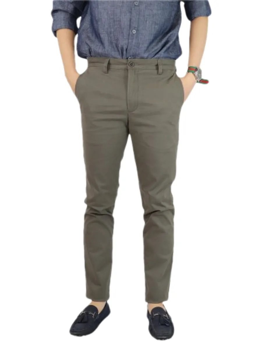 BOVY MEN'S SLAG-CHINO PREMIUMCOTTON GREEN