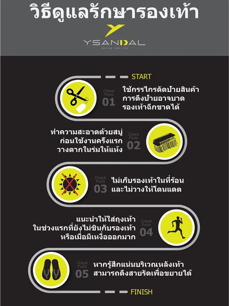 YSANDAL Marathon Sandal Green