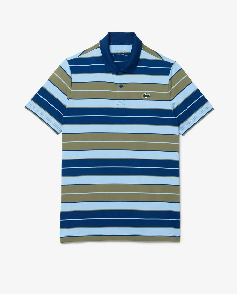 LACOSTE Regular Fit UV Protect Golf Polo Shirt Green