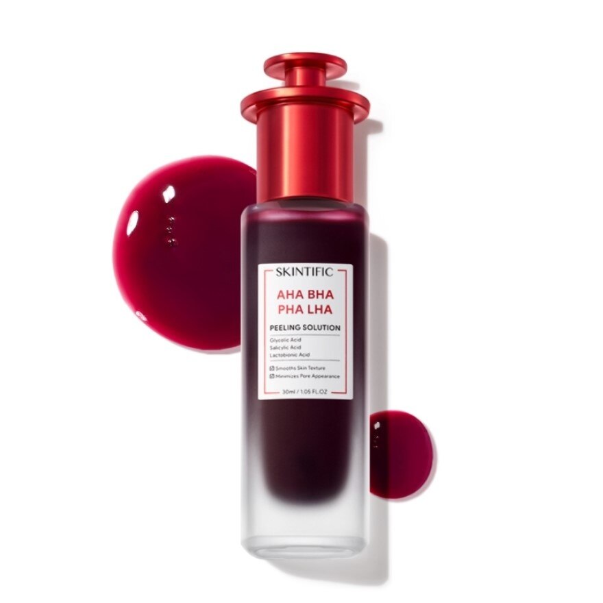Skintific AHA BHA PHA LHA Peeling Solution 30 ml.