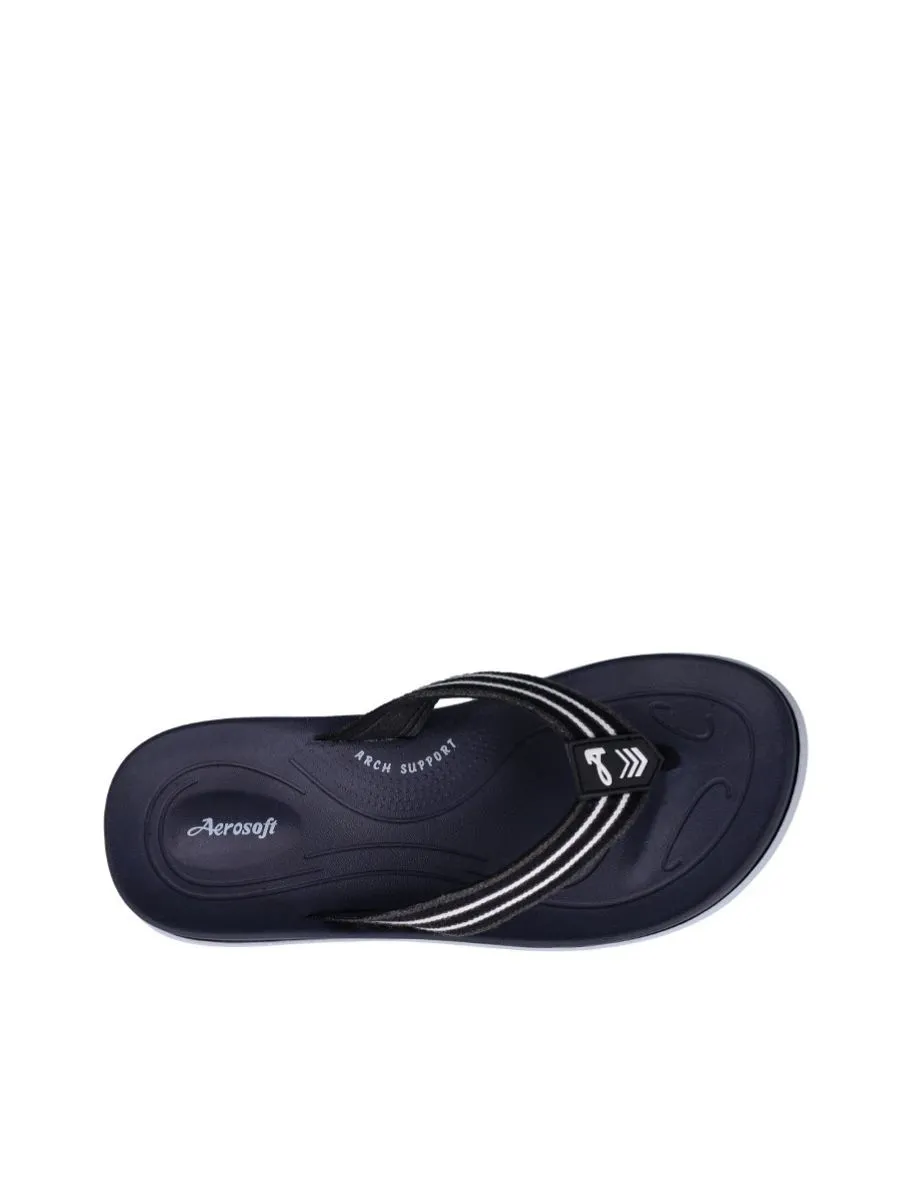 AEROSOFT Unisex Flip Flops Touring - Black
