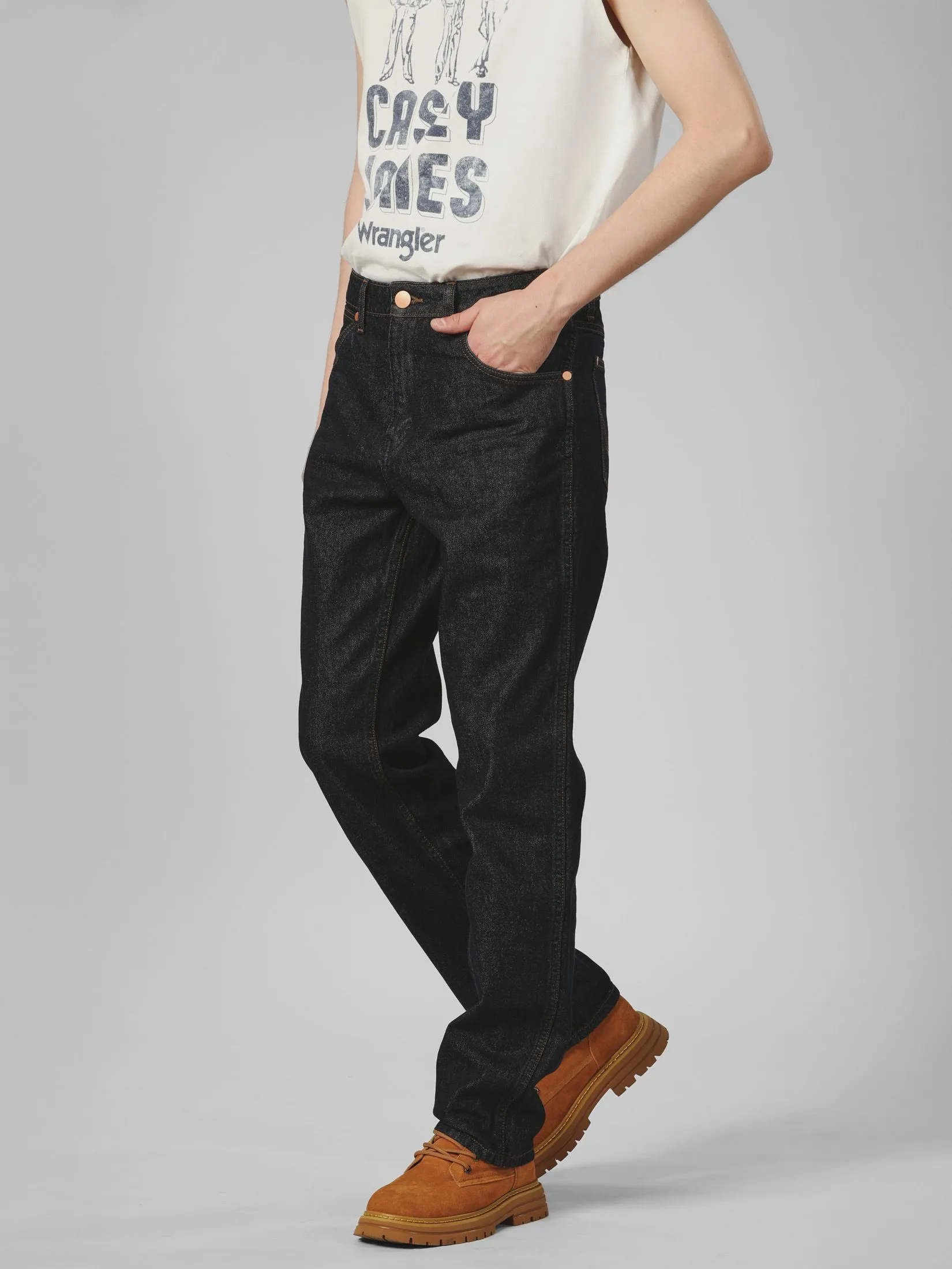 WRANGLER Men's Jeans Casey Jones Collection Mid MWZ Fit Midnight