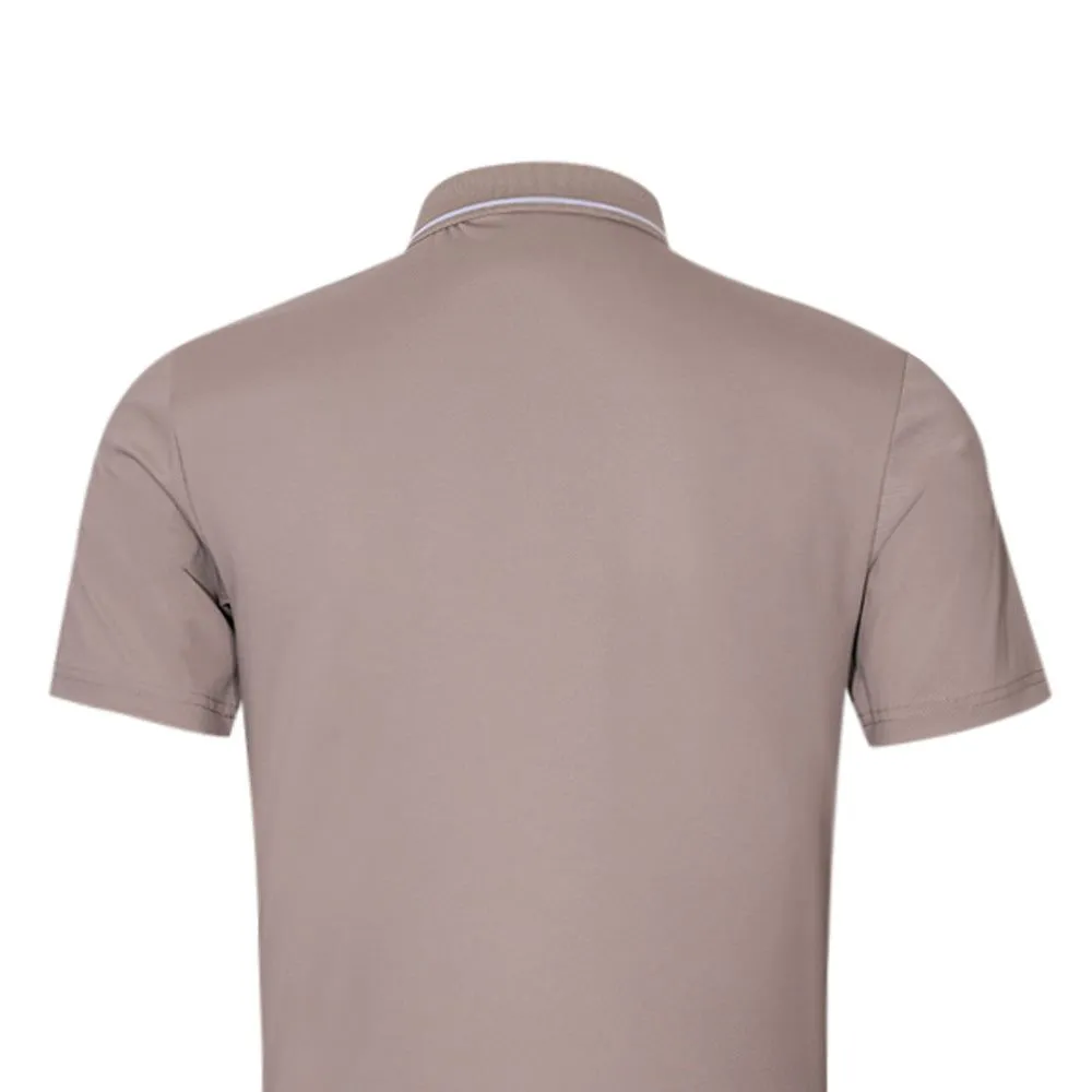 9NINE Men Golf Polo Shirt N25GOPOM02 Brown - 9N358AP706EGTH