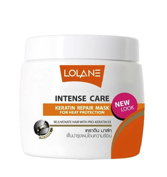 Кератиновая маска с тепловой защитой Lolane 200 мл