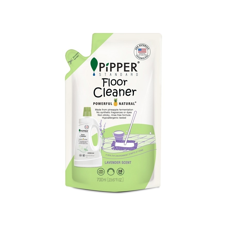 Pipper Standard Floor Cleaner Lavender Scent Refill 700 Ml. - White