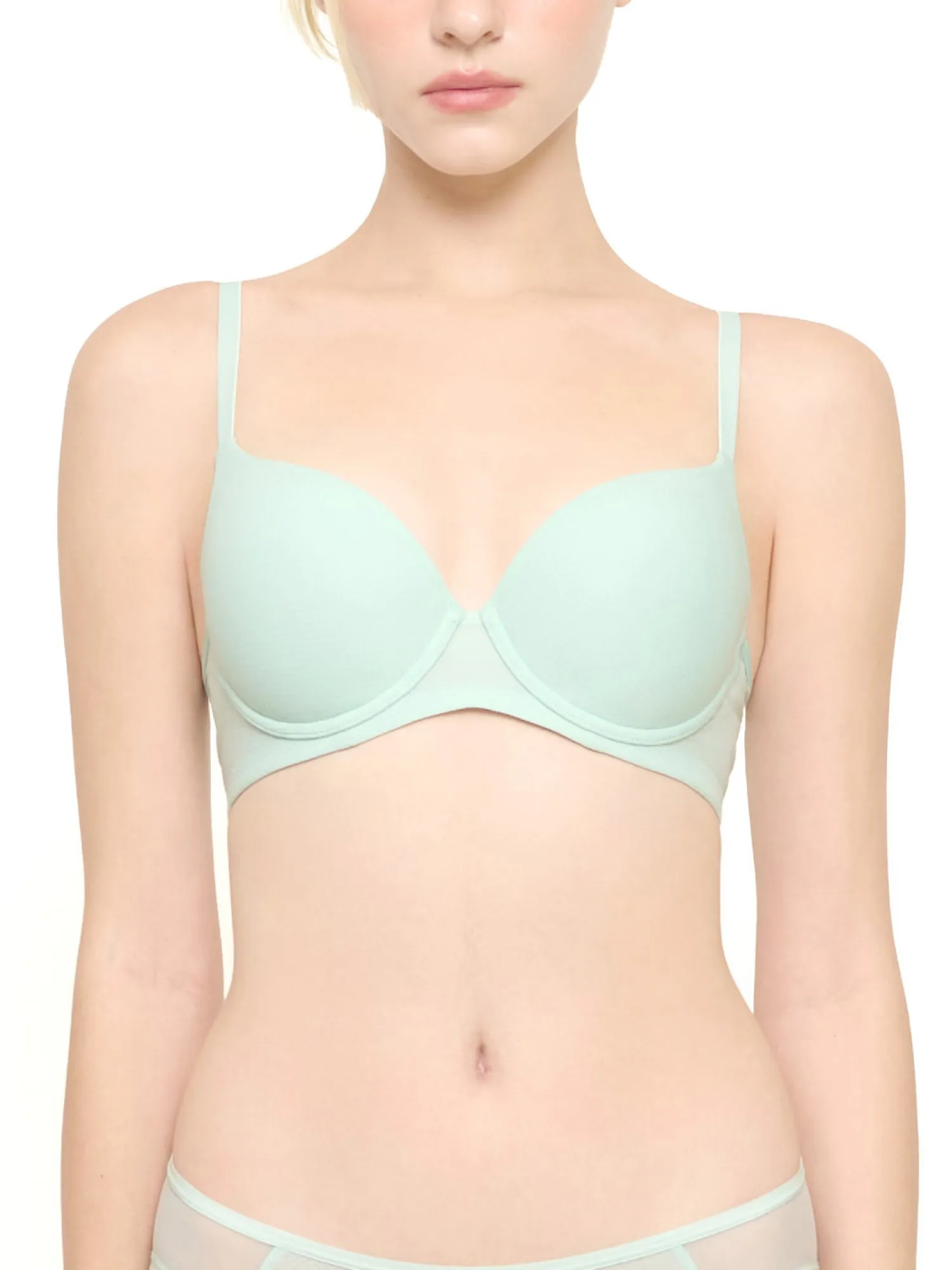 WACOAL Wacoal Cool Innovation Underwire Bra 3/4 Cup Green Size - A70
