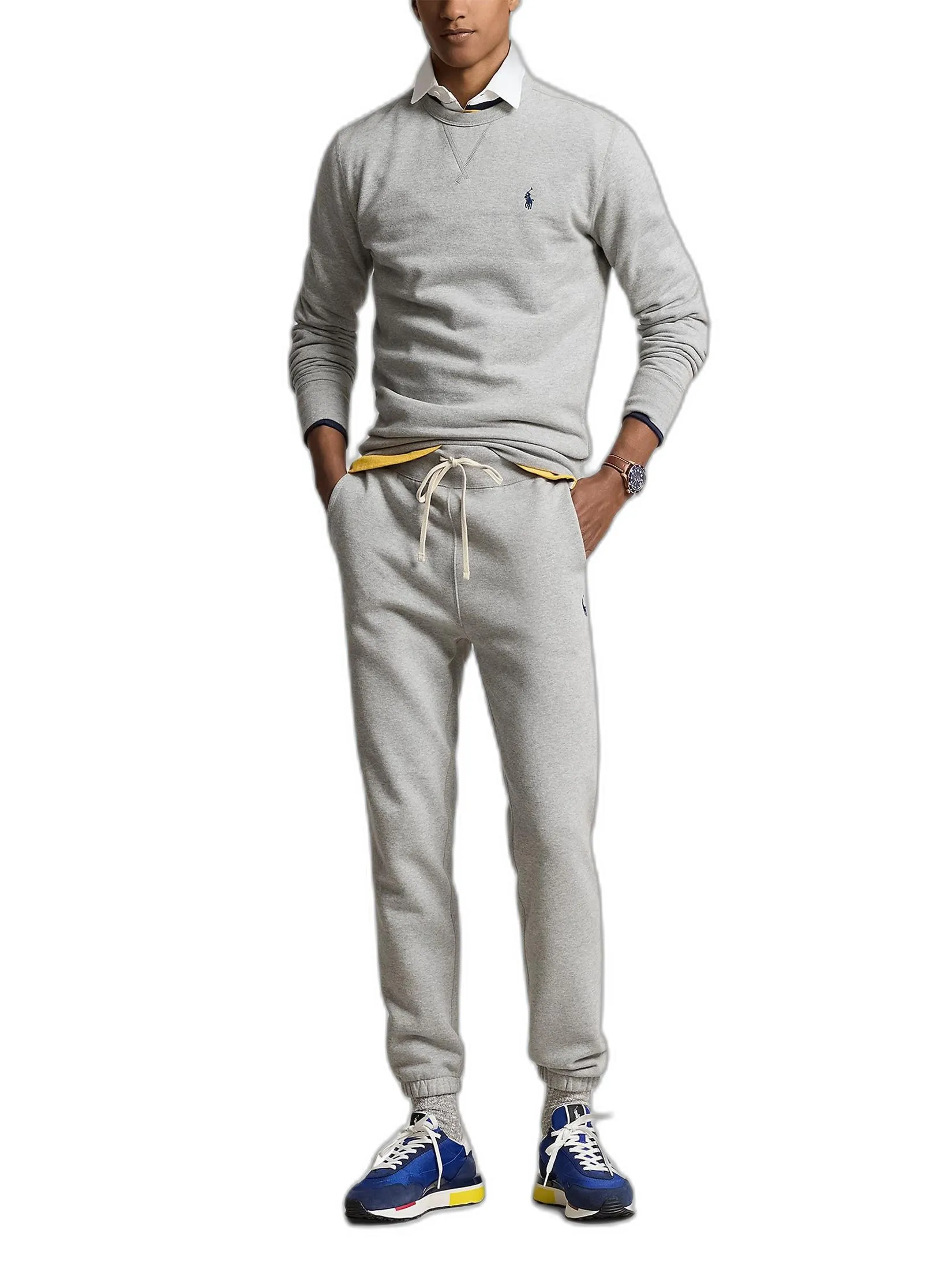 POLO RALPH LAUREN The RL Fleece Sweatshirt  MNPOKNI16820268  020 GREY