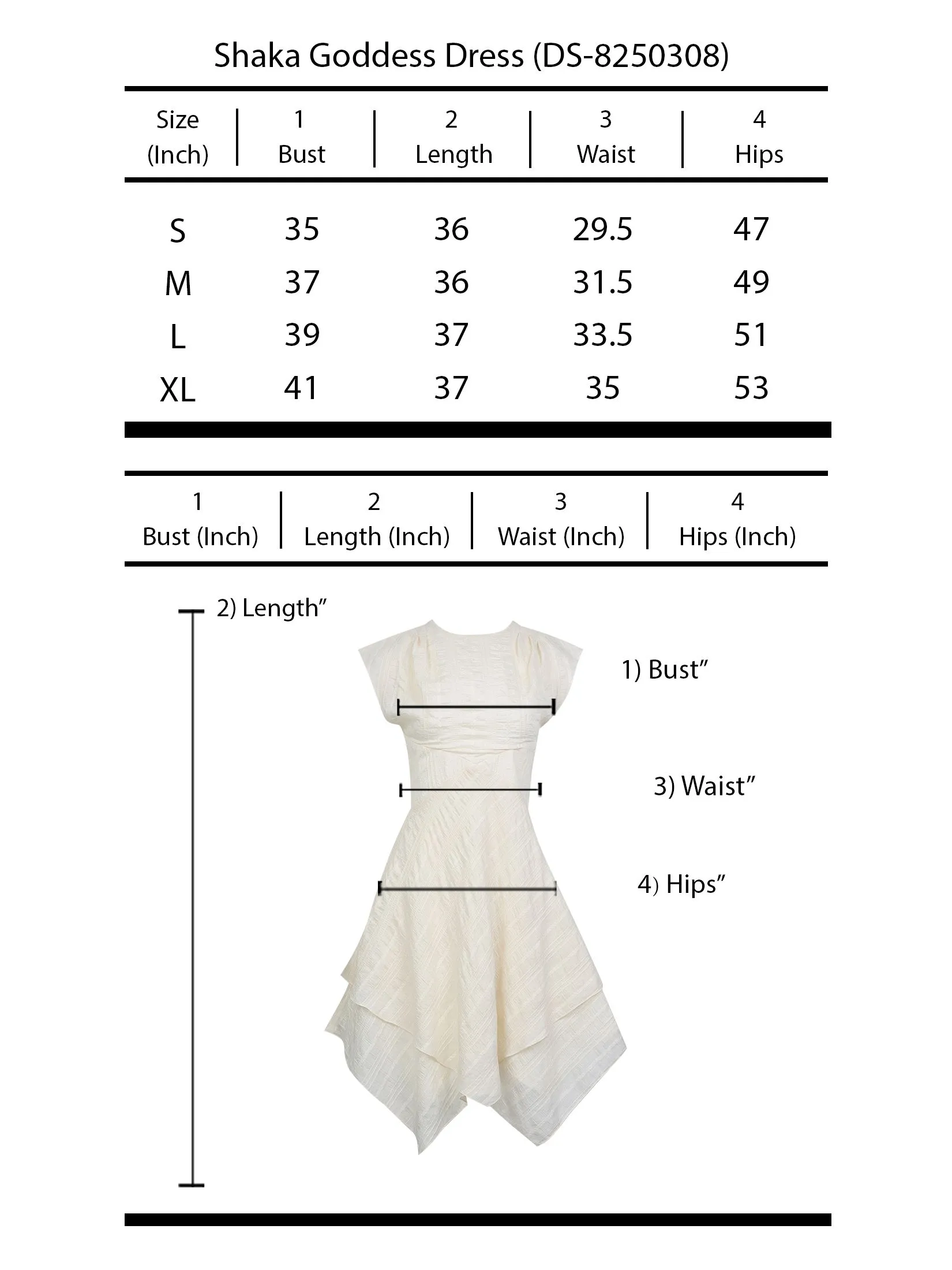 SHAKA Woman Dress Goddess White