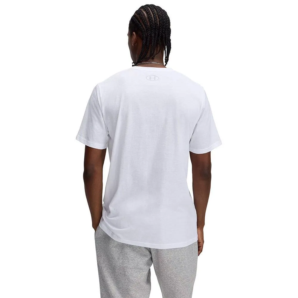 UNDER ARMOUR Men Training T-Shirt Circle Logo White - UN127AP683EGTH