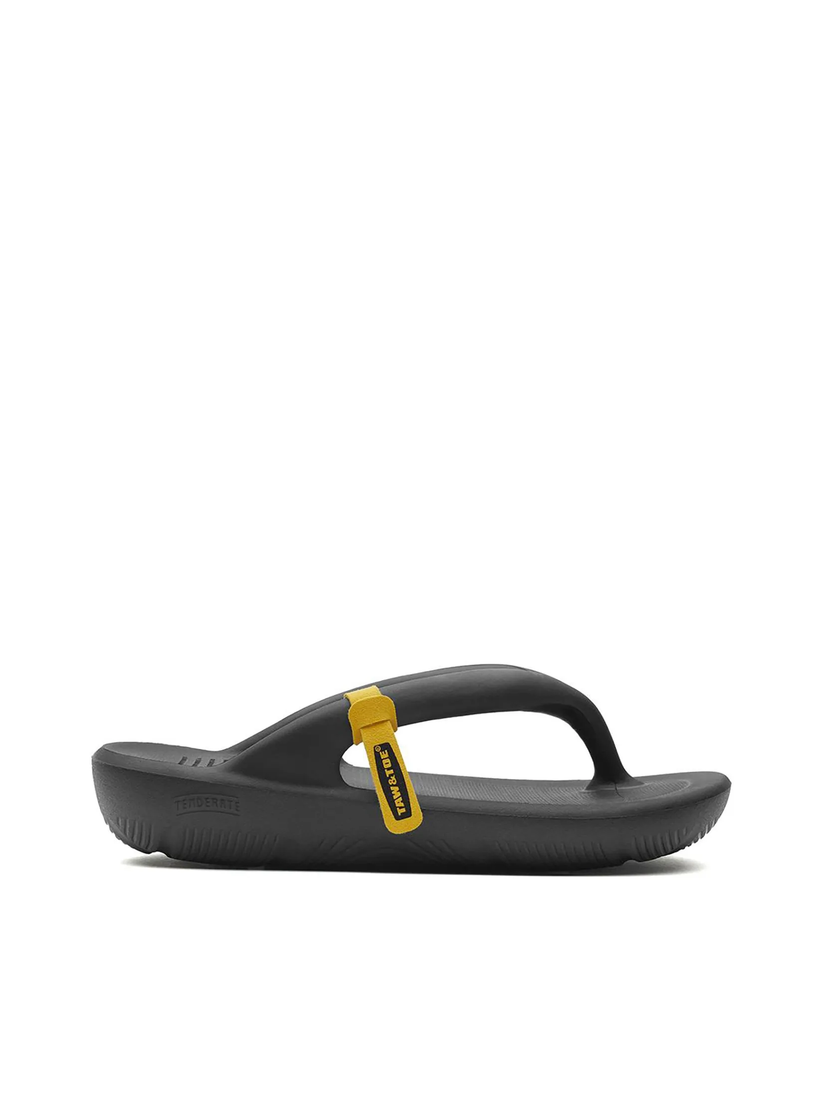 TAW&TOE Unisex Sandals Zerovity Flip Flop OG Black