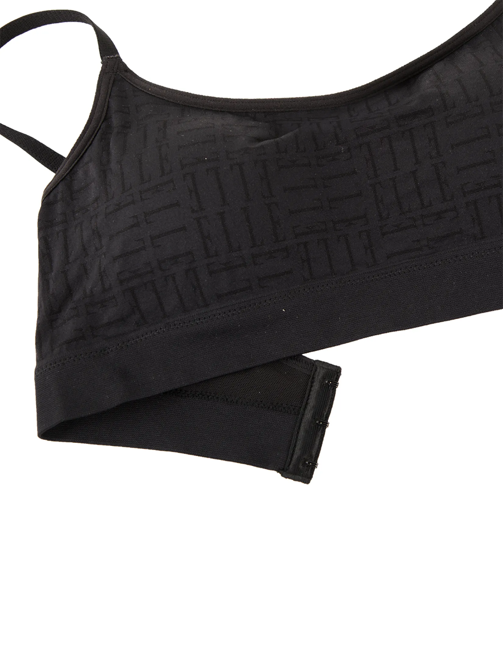 ELLE LINGERIE Women's Seamless strapless bra with padding model LB8765 - Black