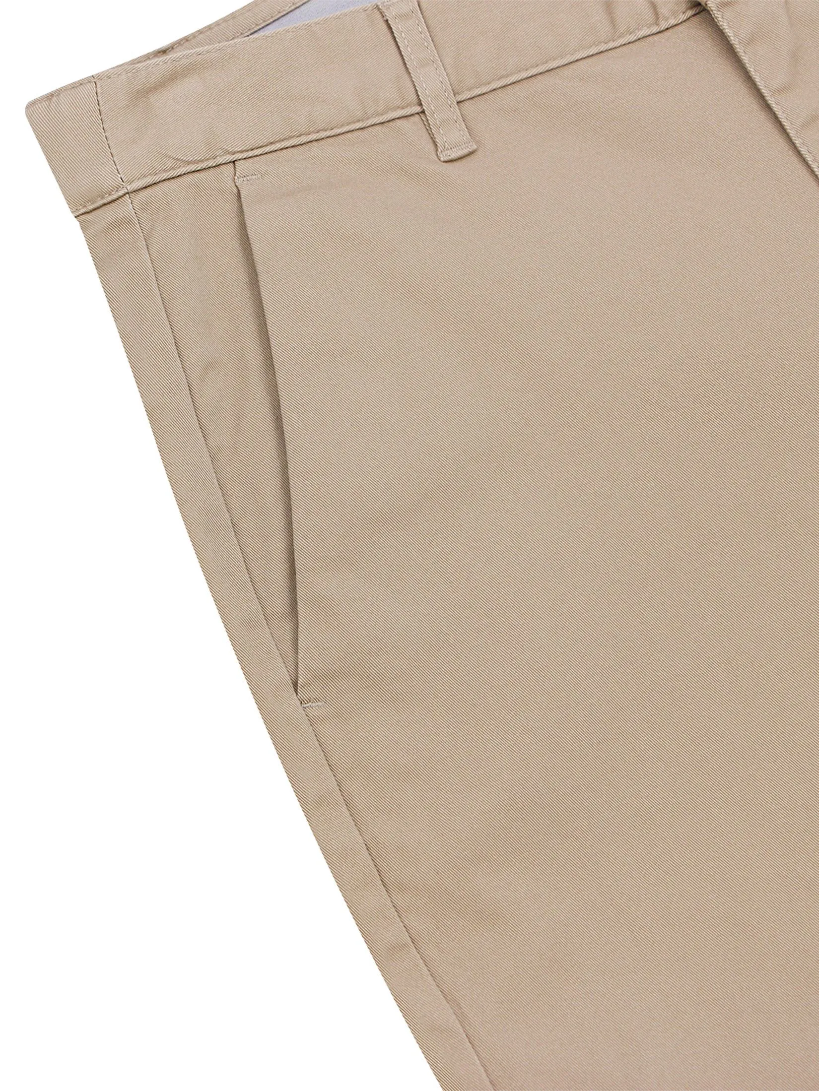 GIORDANO Men's Slim Easy Care Stretch Pants (180° Elastic Waist) Woodsmoke khaki