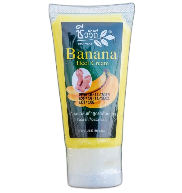 Смягчающий банановый крем для пяток в тубе Bio Way 50 гр