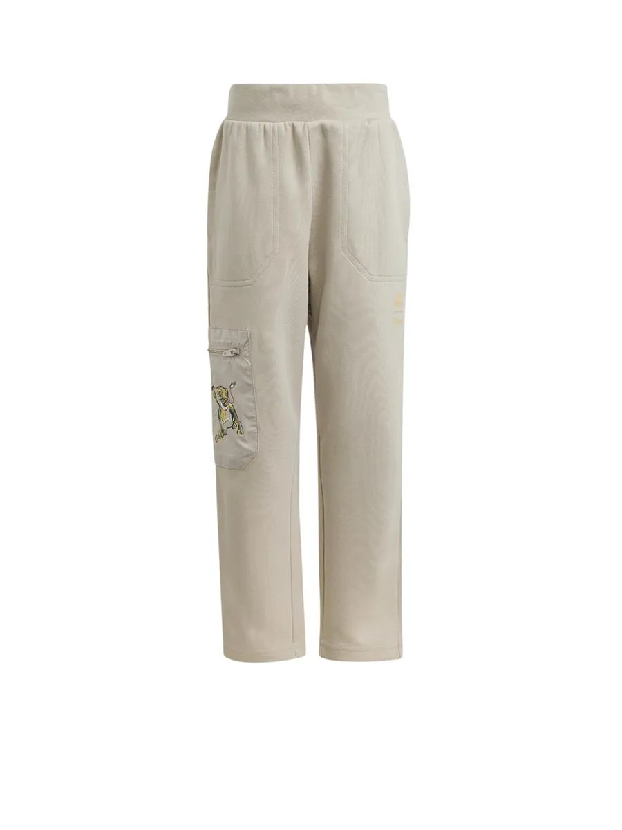 ADIDAS KIDS Unisex Toddler Pants Disney Lion King Light Beige