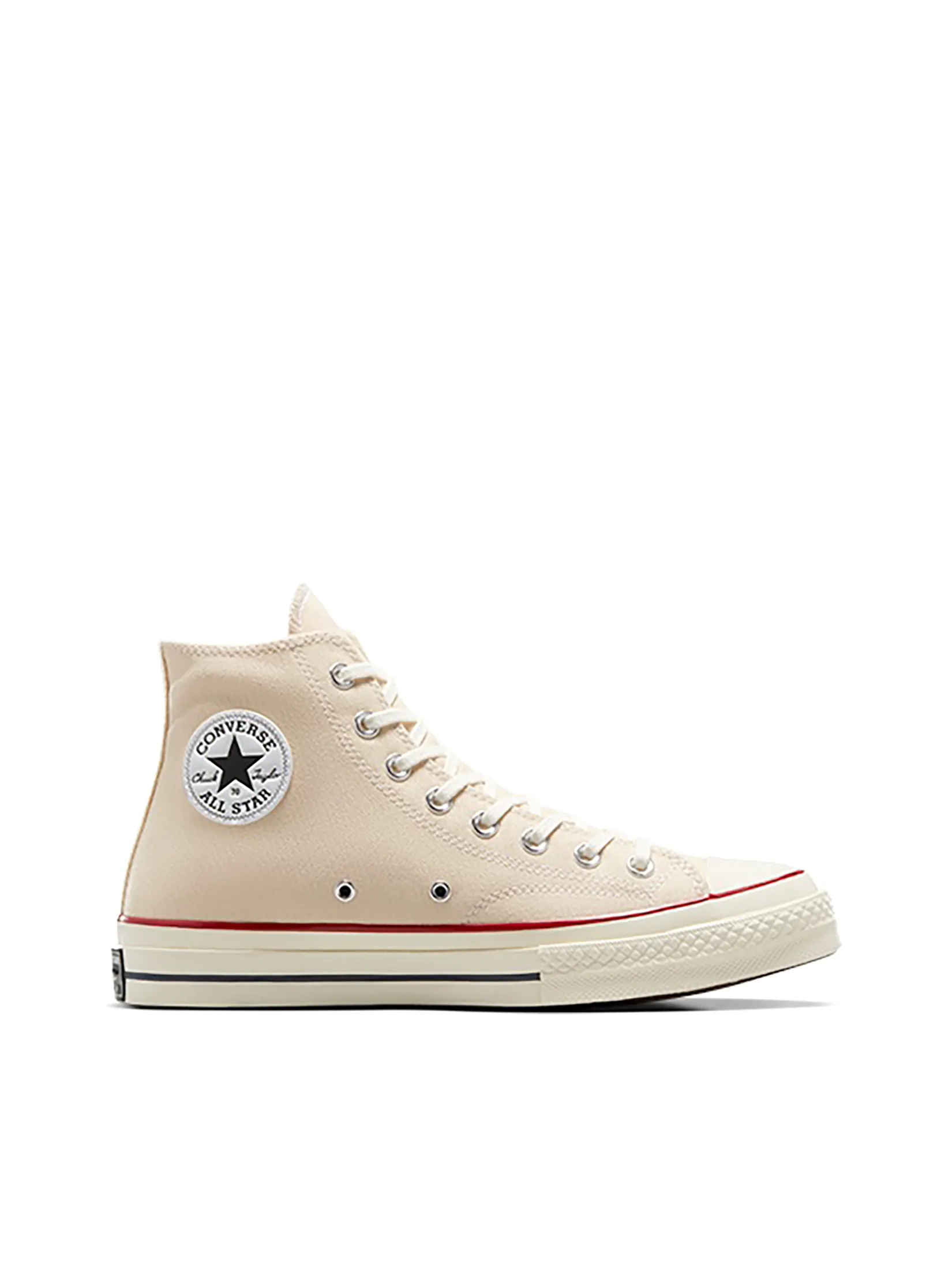 CONVERSE Unisex Sneakers Chuck 70 Hi Cream Size - 10 US