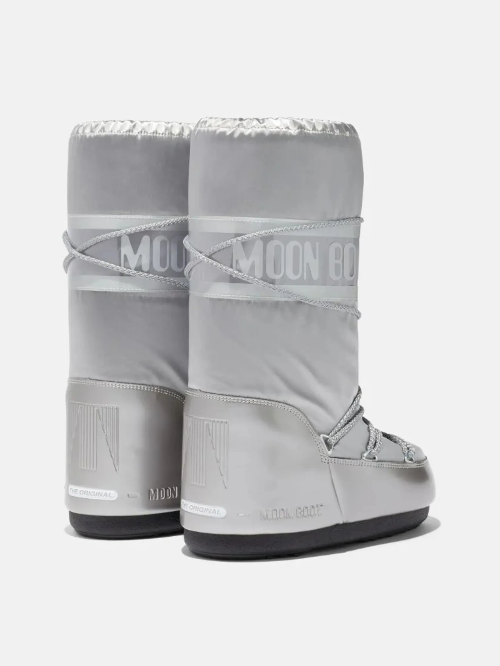 MOON BOOT BOOTS ICON GLANCE IN SILVER