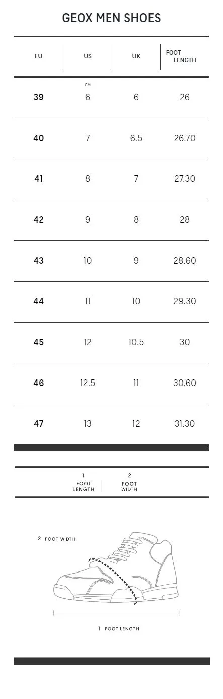 GEOX Men Sneaker U Spherica Black