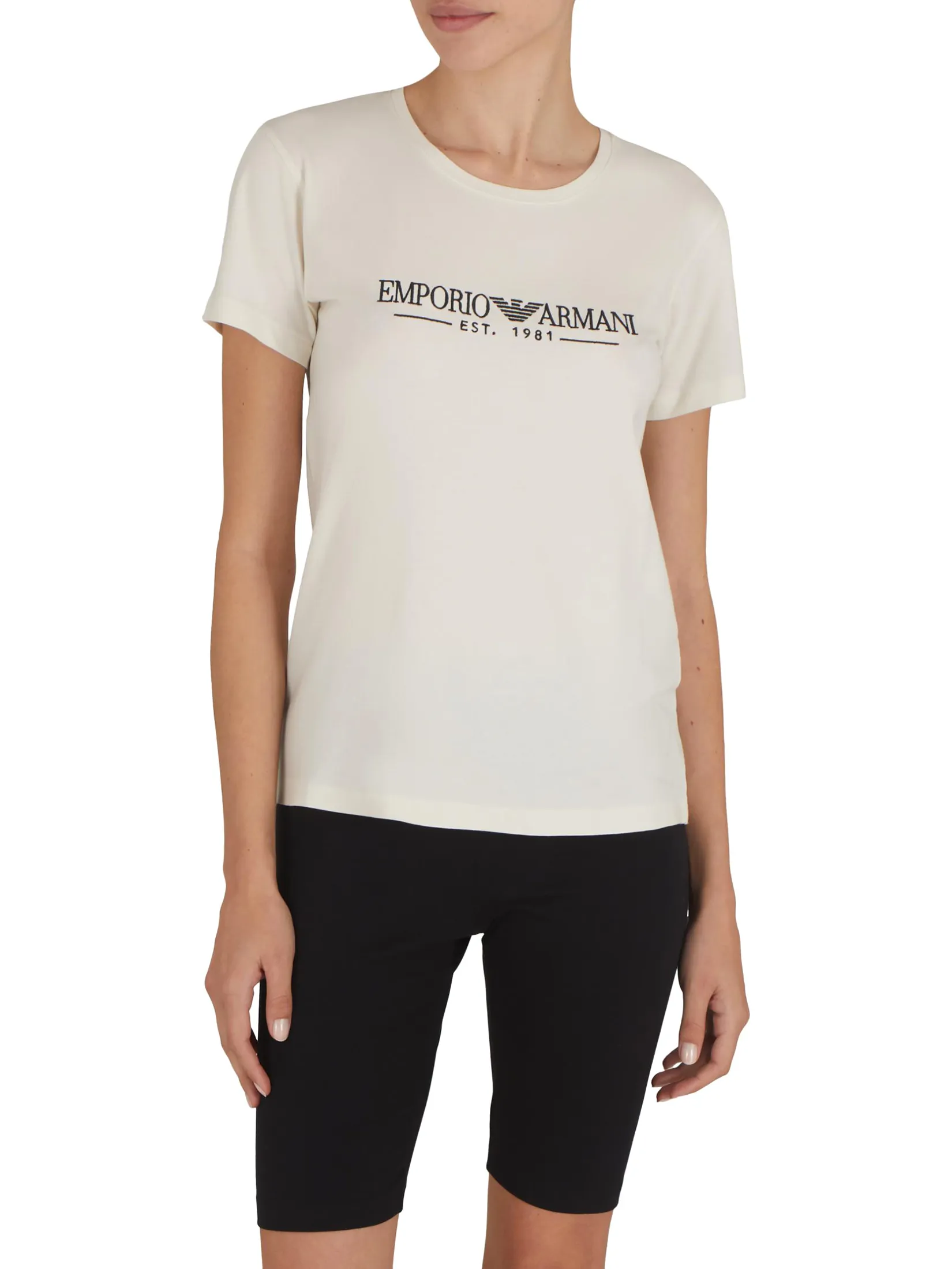 EMPORIO ARMANI Women T-Shirt CTY SS25 White Size - L
