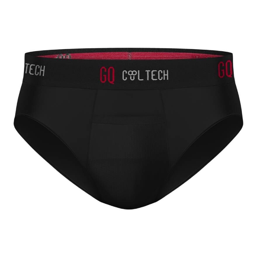 GQ Cool Tech Underwear 1pcs. New Normal Black Size M (Waist 30.5-33.5 inch)