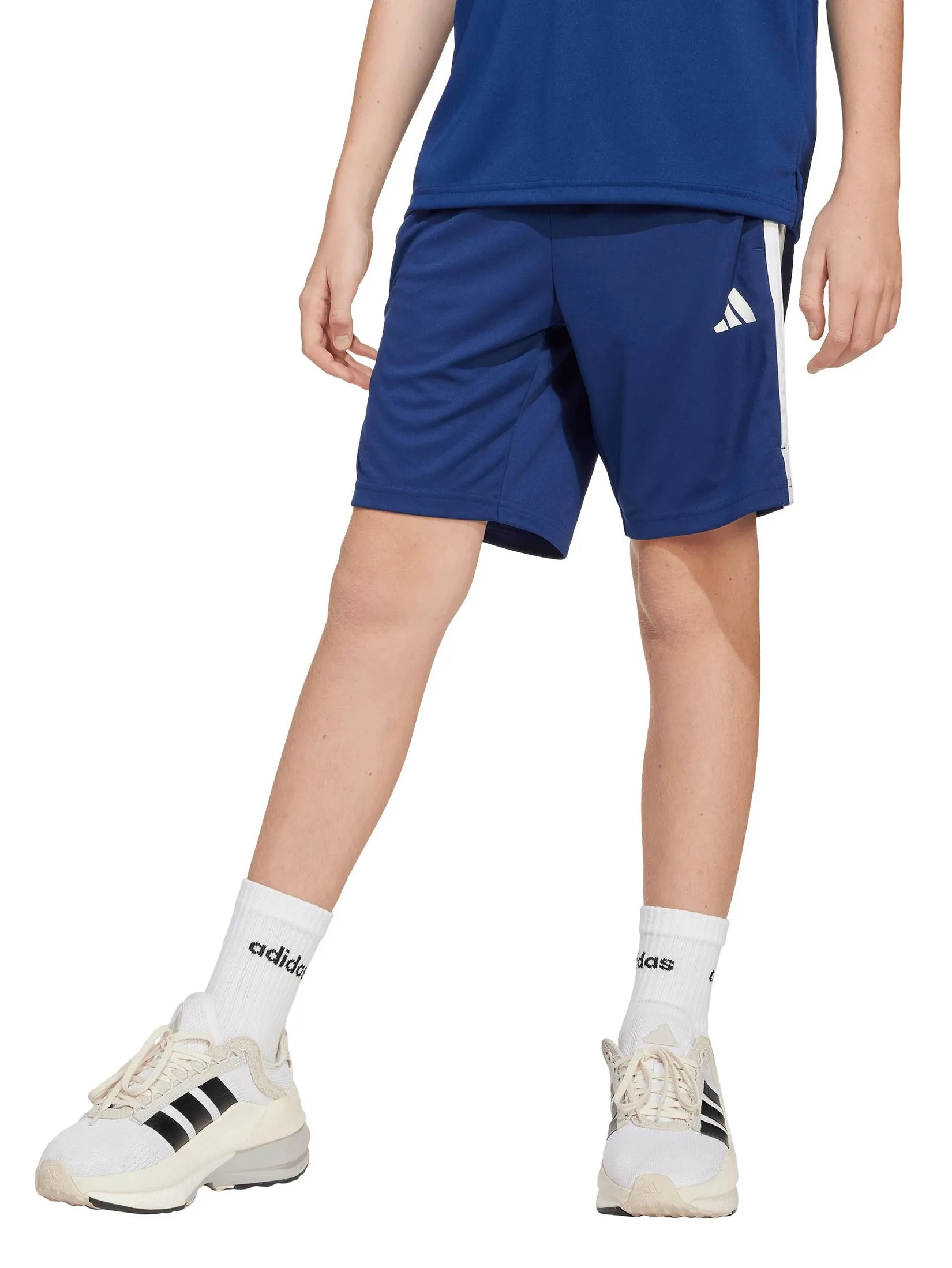 ADIDAS KIDS Unisex Kids Shorts Train Essentials 3-Stripes Dark Blue