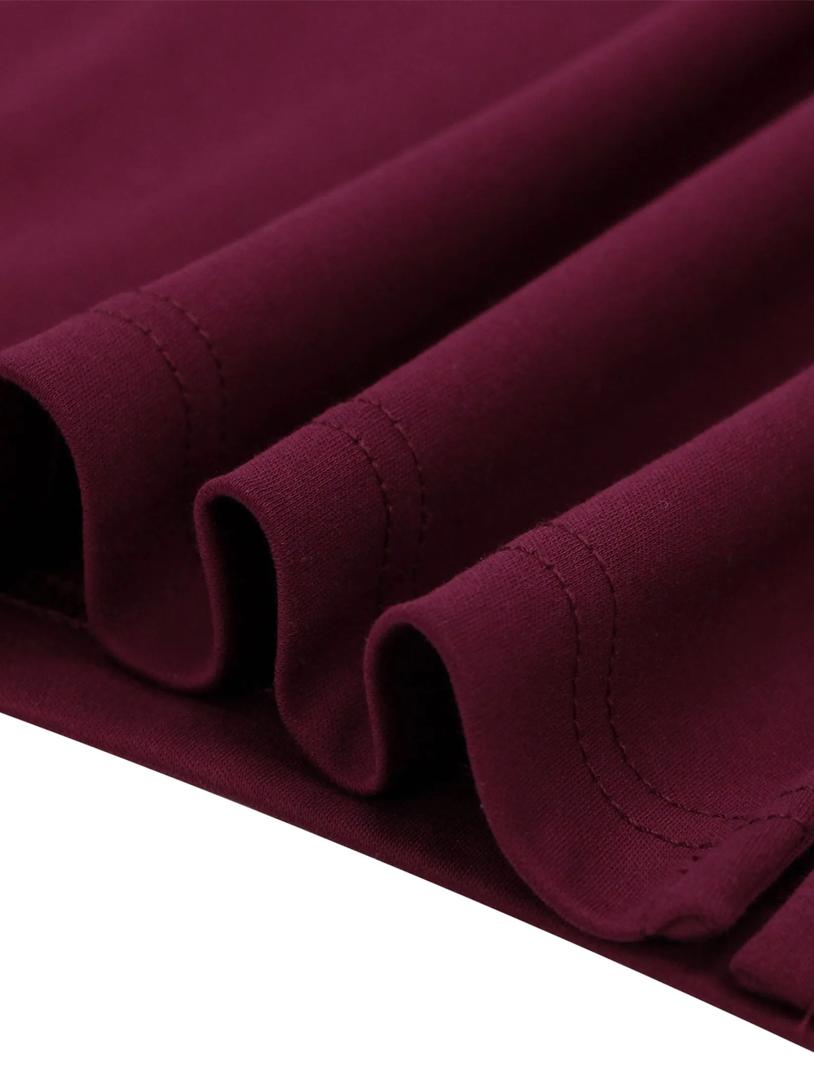 GIORDANO Men's Slim Fit Embroidery Bold Polo (Liquid Touch) Burgundy red