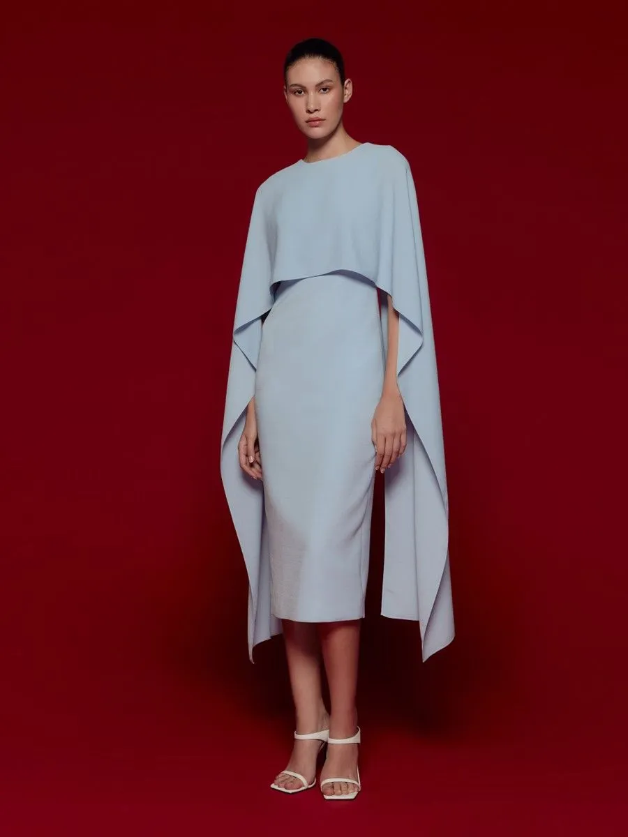 ASAVA ( SS24 ) Sienna Sheath Women Dress Blue