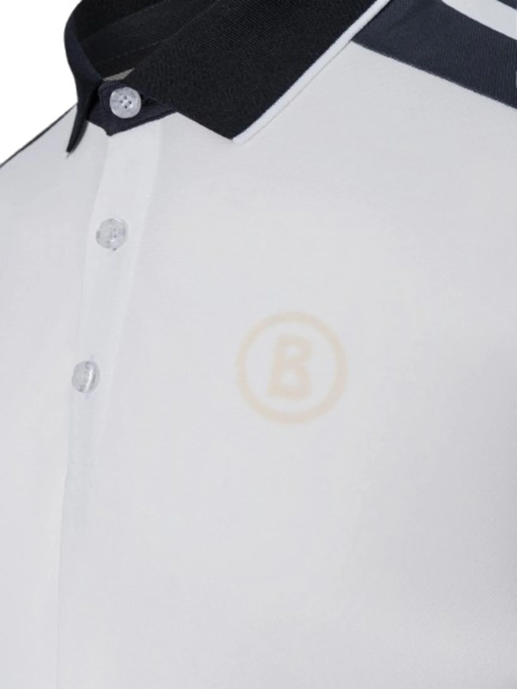 BOGNER MEN CLAUDIUS FUNCTIONAL POLO SHIRT IN WHITE