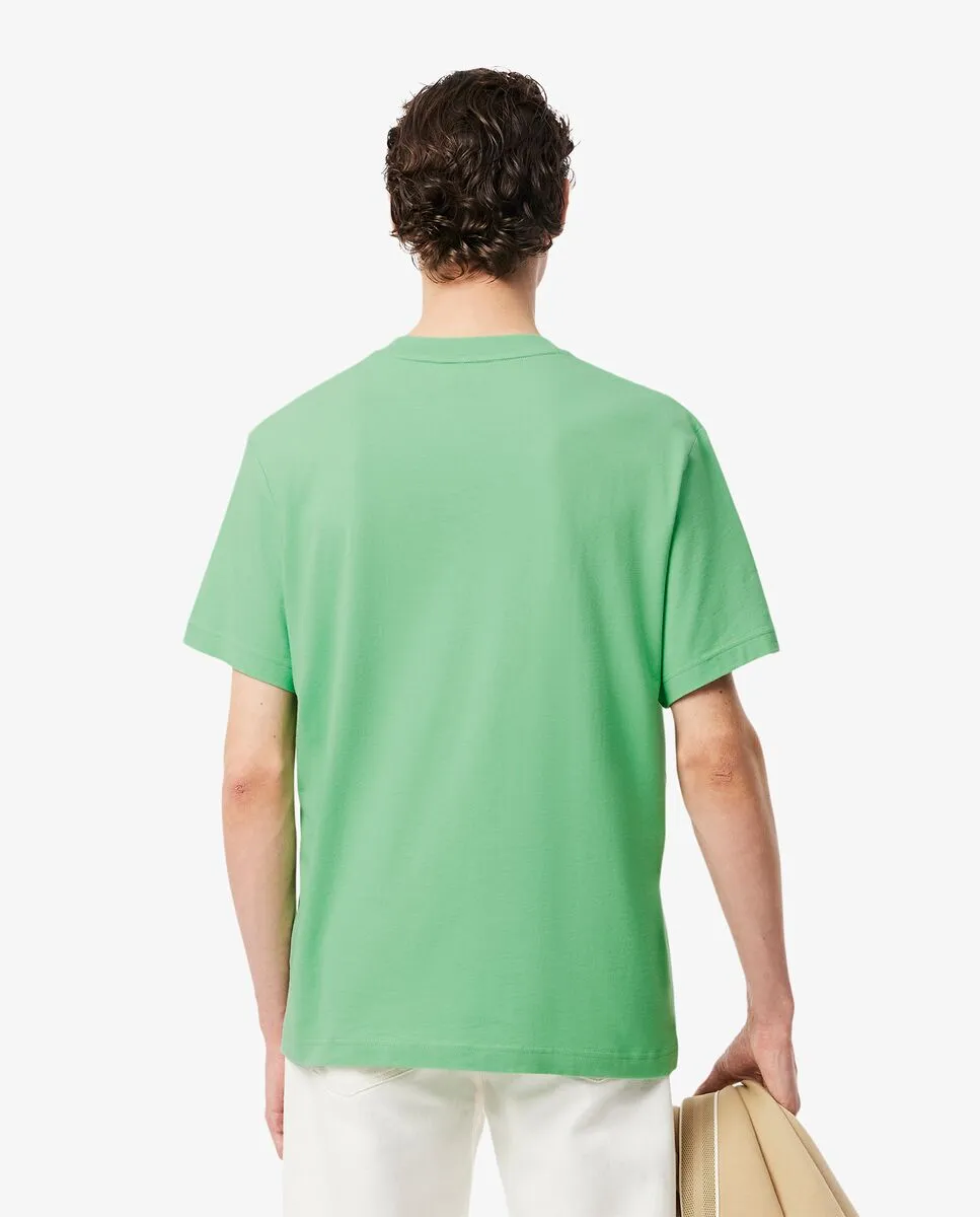 LACOSTE Cotton T-Shirt Green