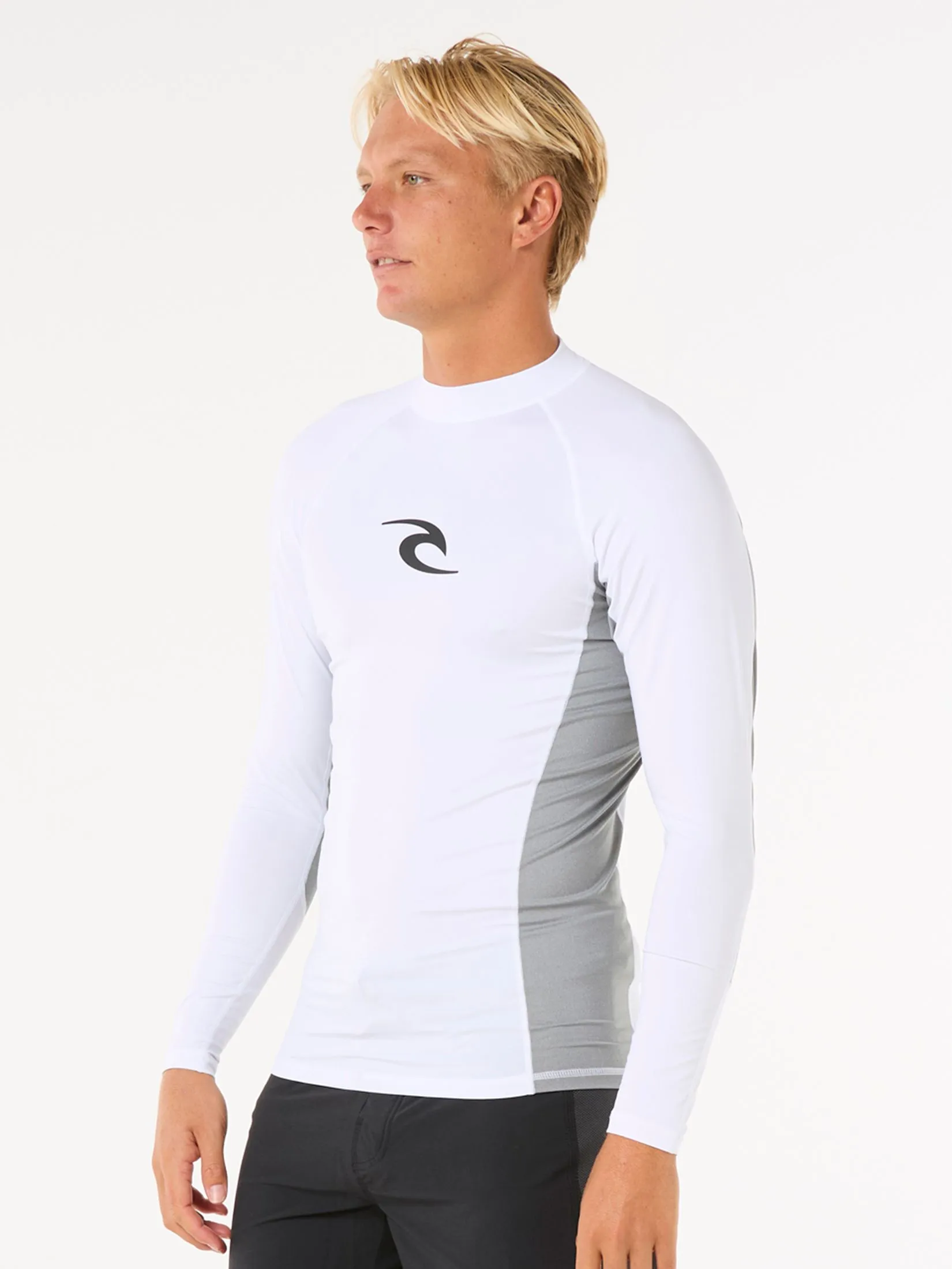 RIP CURL Men Wetsuit Waves UPF Perf L/S White