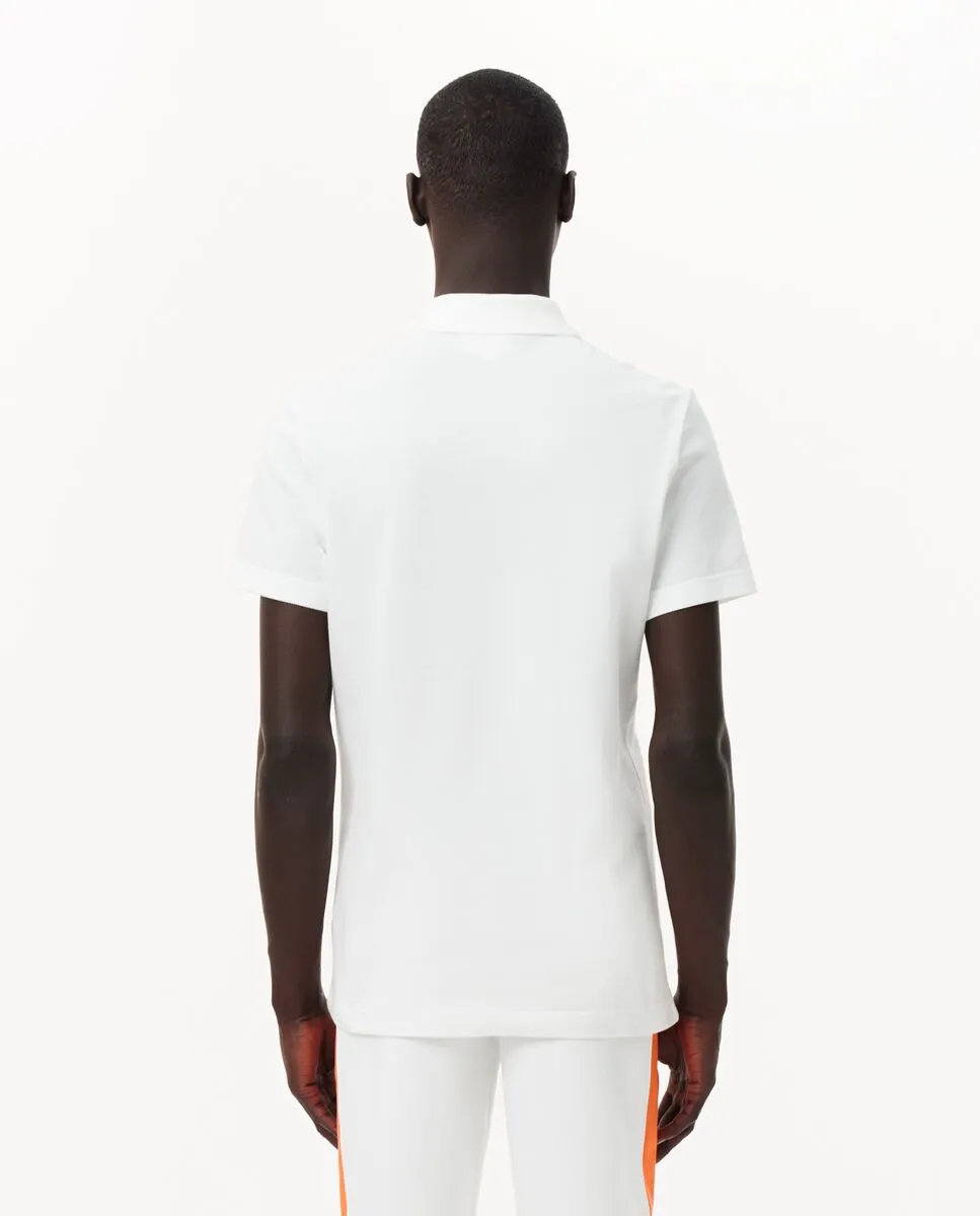 LACOSTE Regular Fit L.12.12 Colour-Block Polo Shirt White