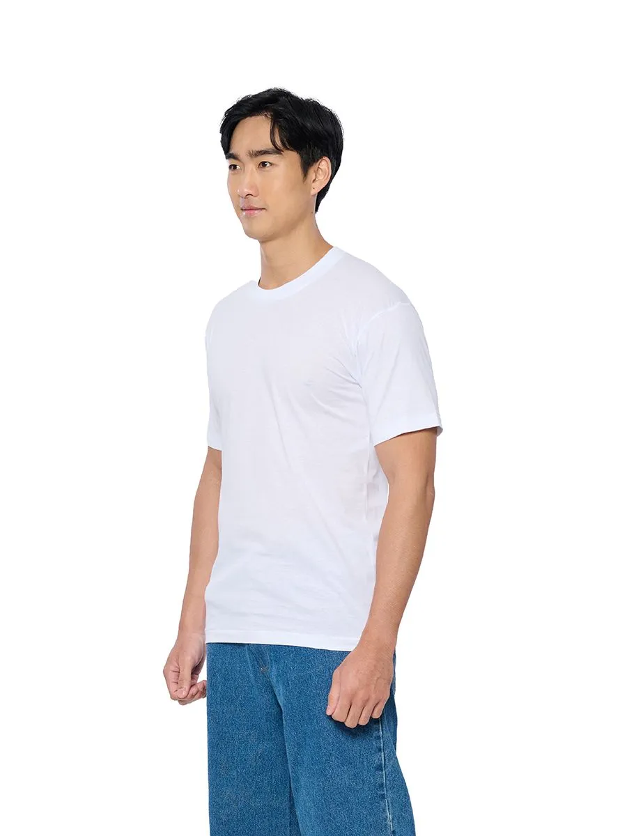 DOUBLE GOOSE Men Round neck T-shirt Classic collection - White