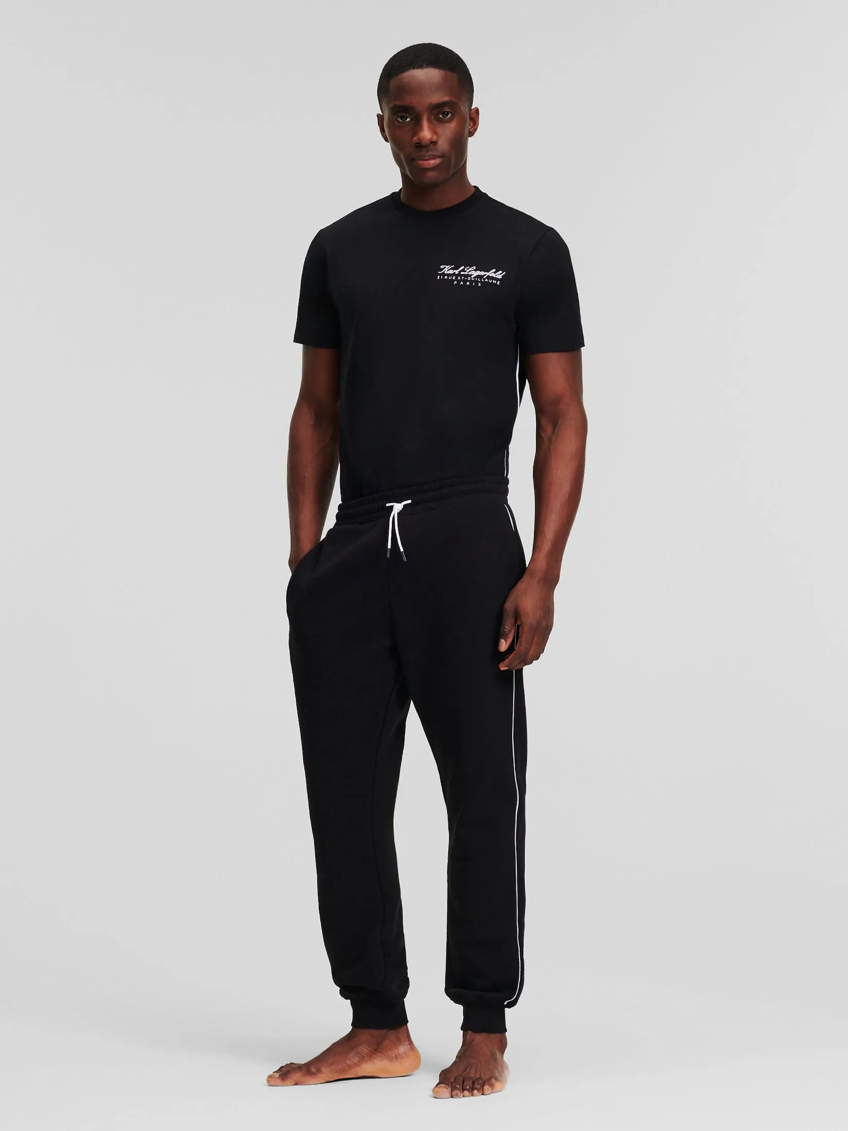 KARL LAGERFELD HOTEL KARL SWEATPANTS BLACK