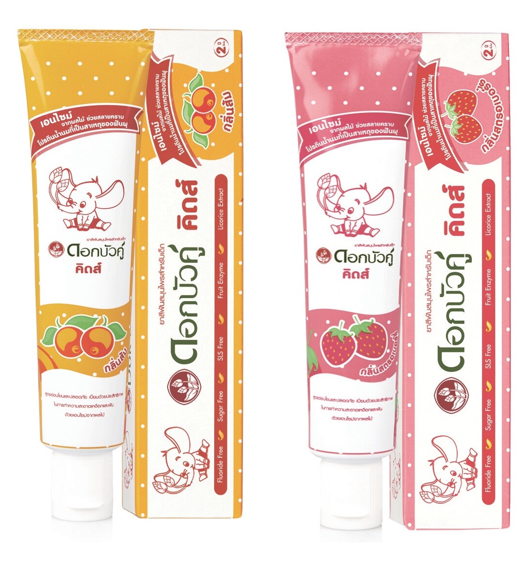 Детская зубная паста Twin Lotus 35 гр 2 вкуса