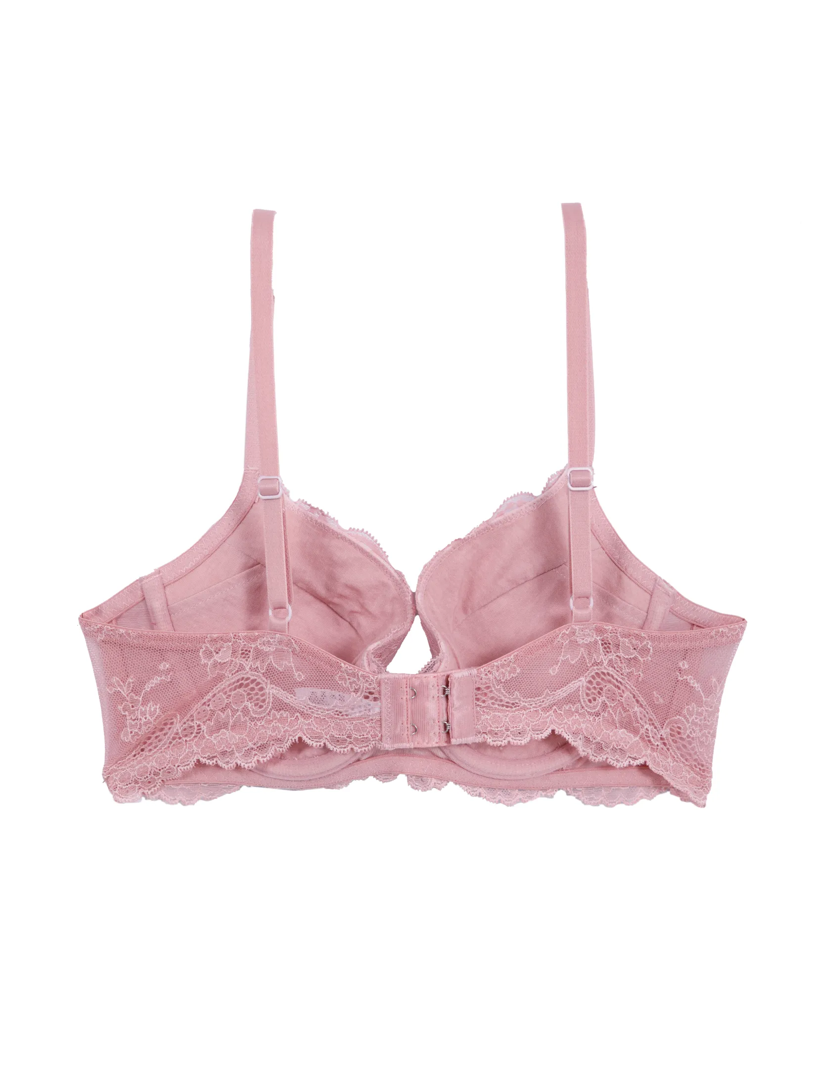 BSC LINGERIE Women's Sexy Lace Molded Bra Underwire & Padded BB6589PB - Amber Rose