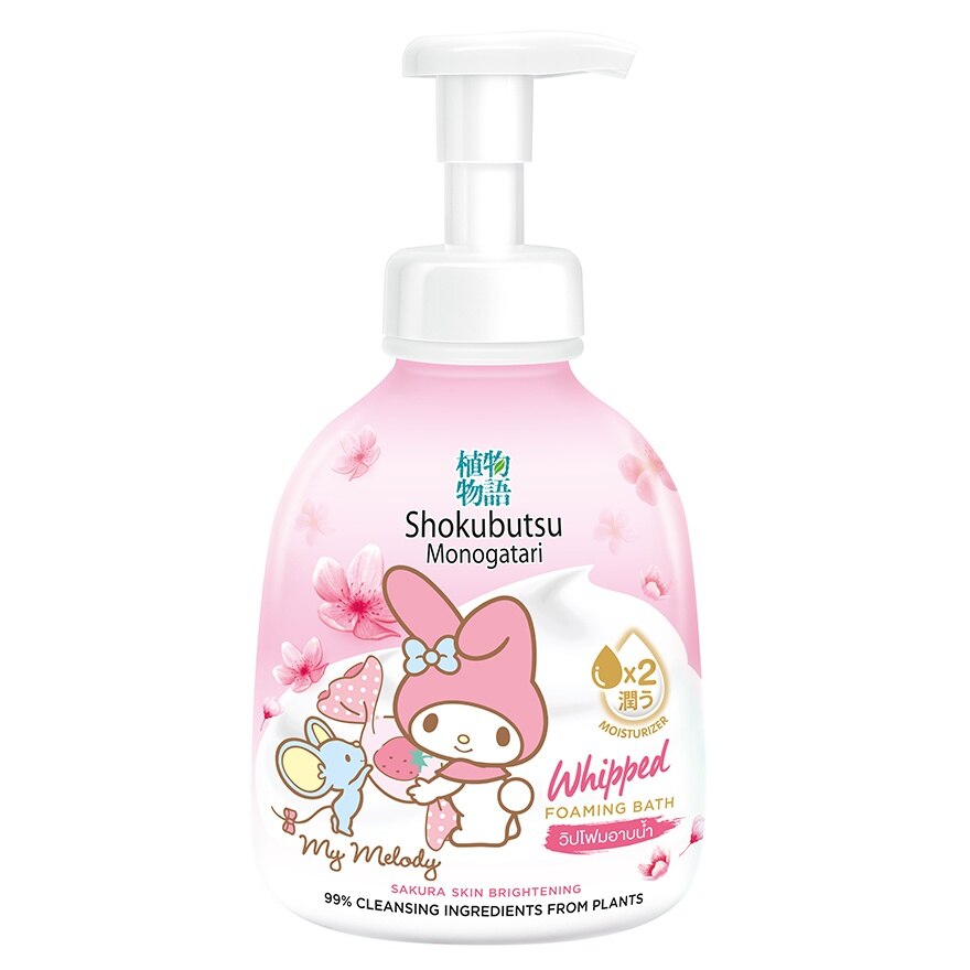 Shokubutsu Monogatari Whipped Foamimg Bath Sakura 450 Ml.