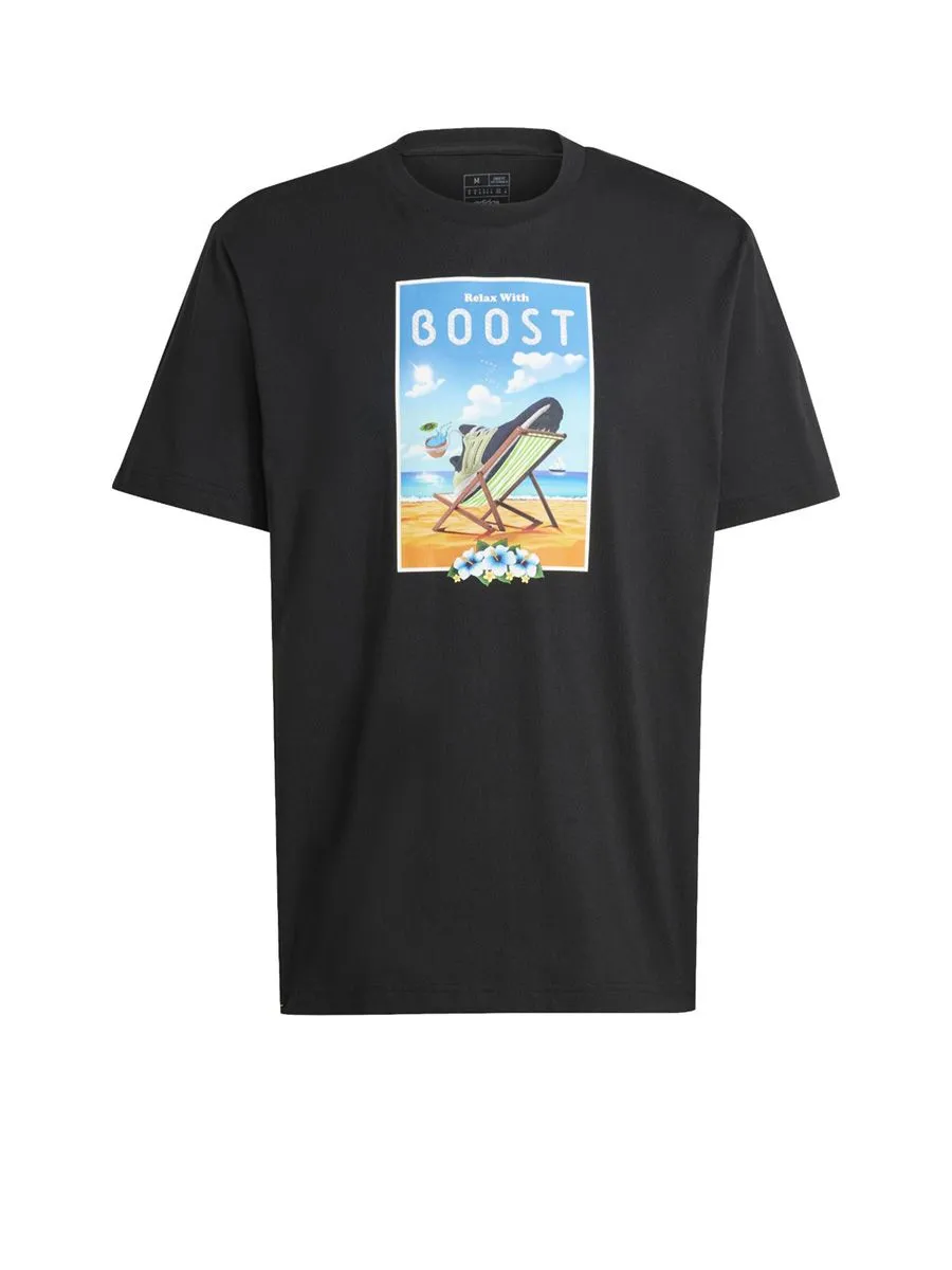 ADIDAS Men T-Shirt Boost Short Sleeve Graphic