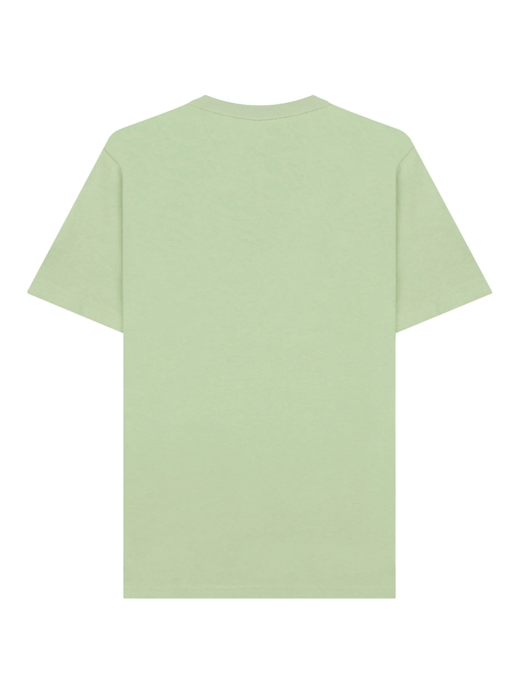 GIORDANO Men's Slim Jersey Embroidery Tee (Classic Man) Reseda Green