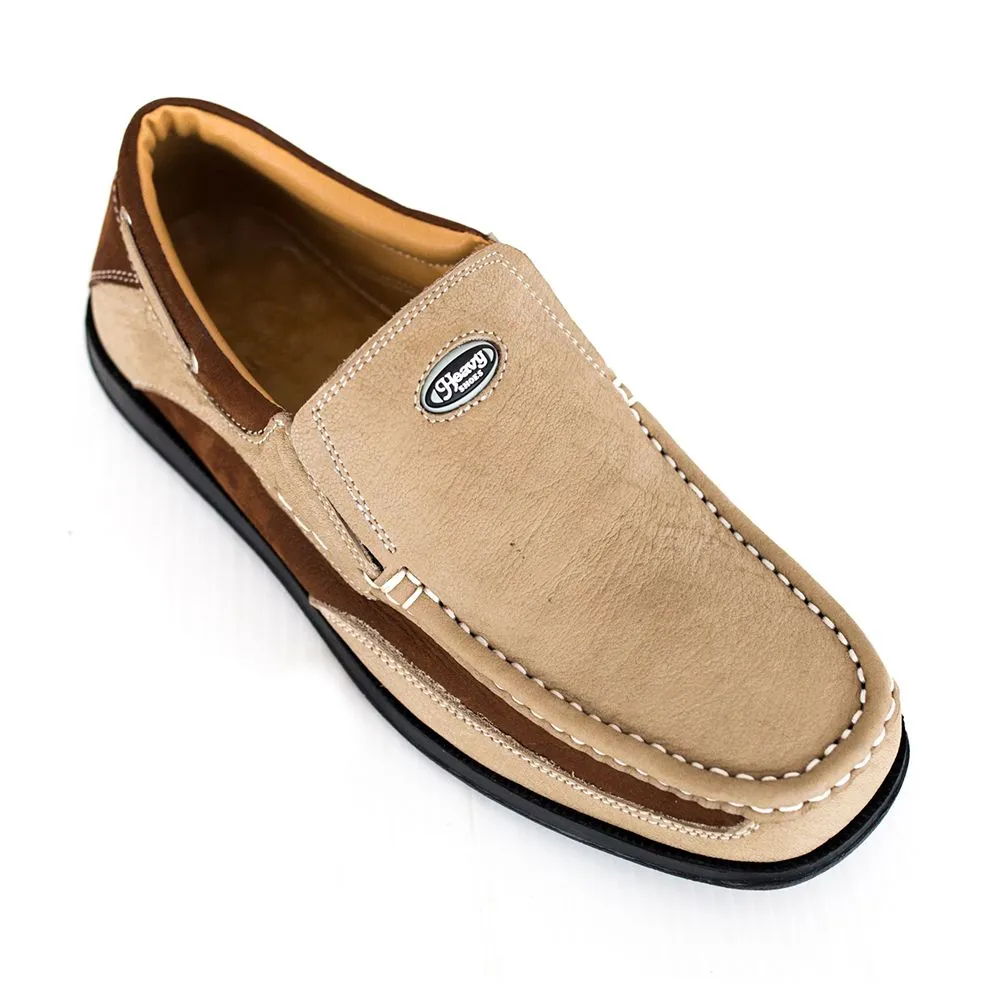 HEAVY Beige leather shoes PC3955