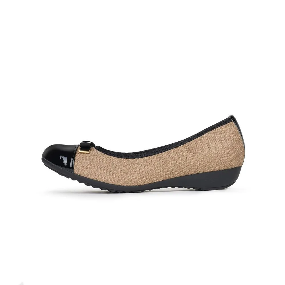 JOLI SNOB Dark Beige Comfort Flat ACT-39082