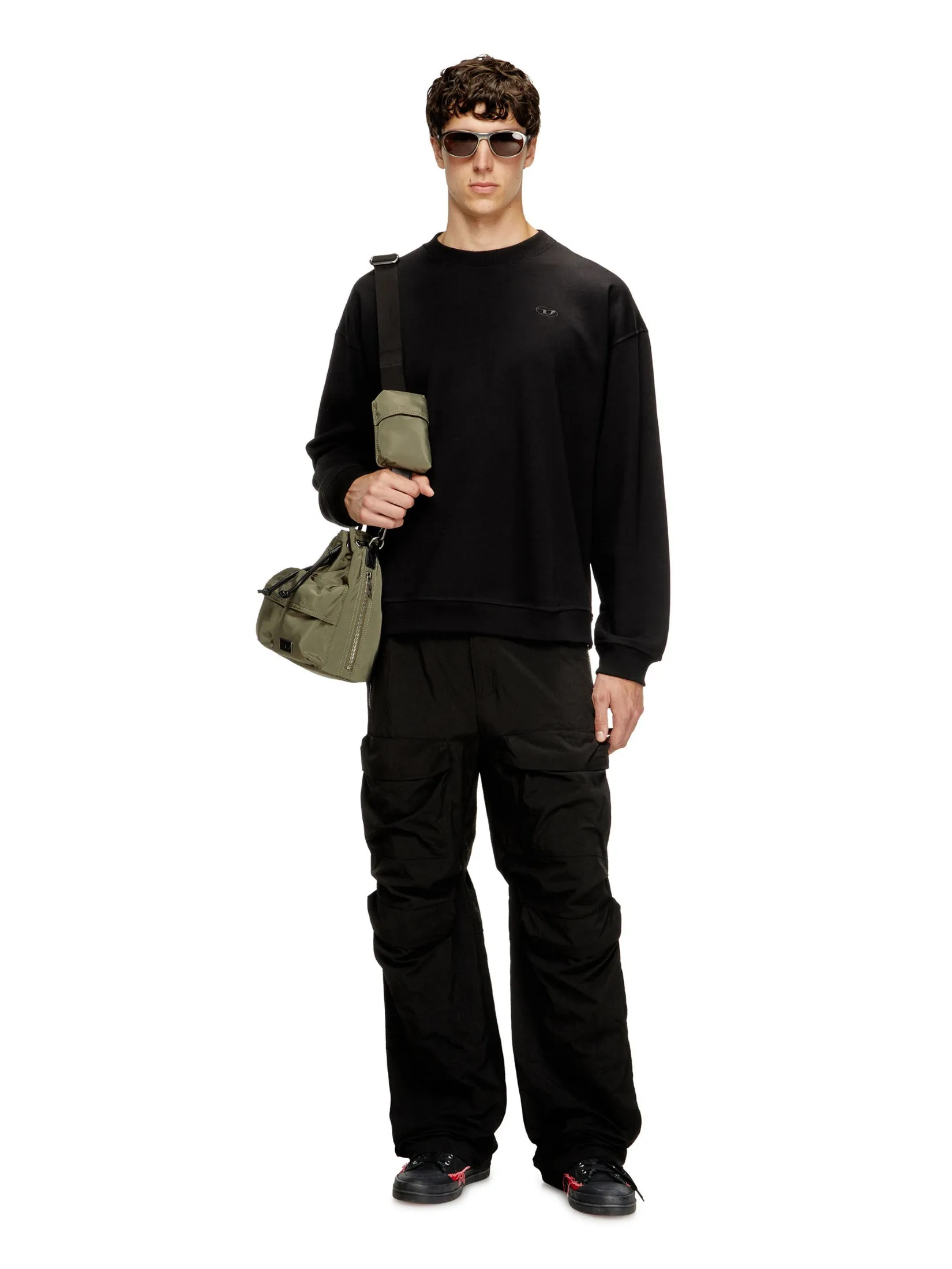 DIESEL Pullover Men S-BOXT-T2 SWEAT-SHIRT Black