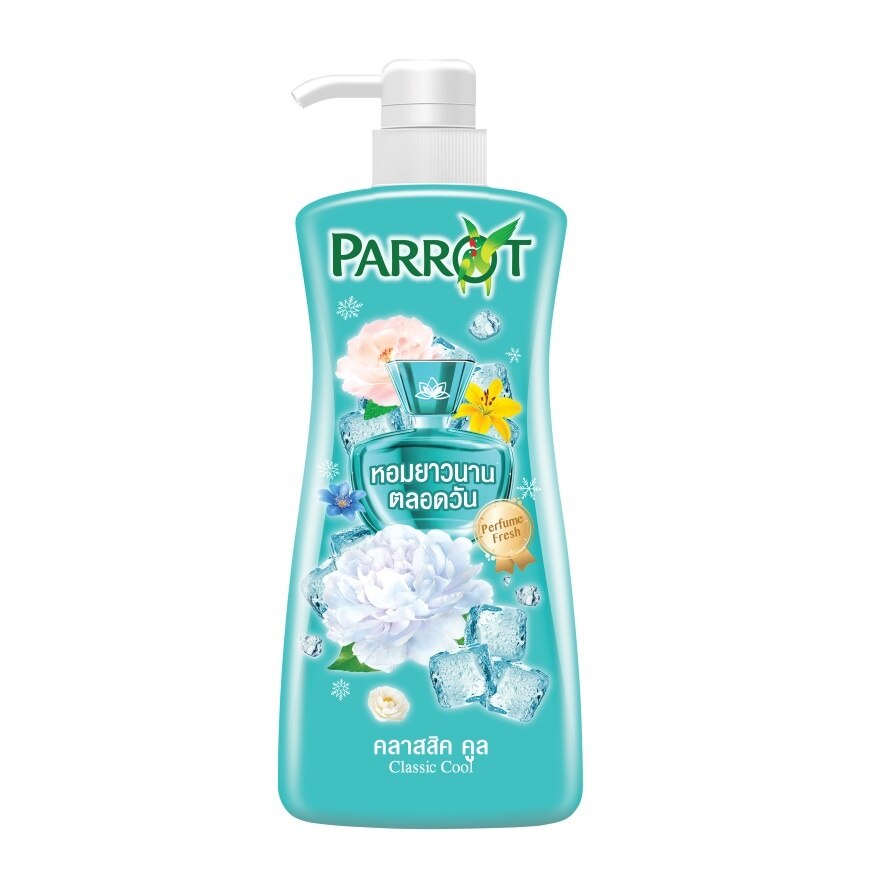 Parrot Shower Cream Classic Cool 450 Ml. เย็นสดชื่น