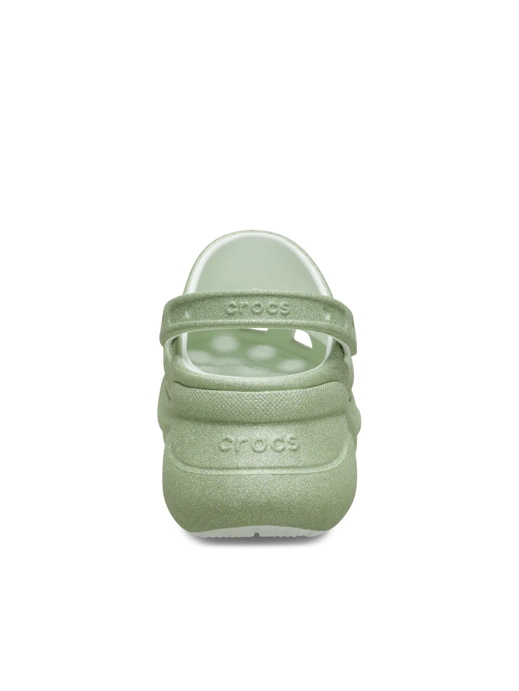CROCS WOMEN'S BAE GLITTER CLOG - MINT TINT