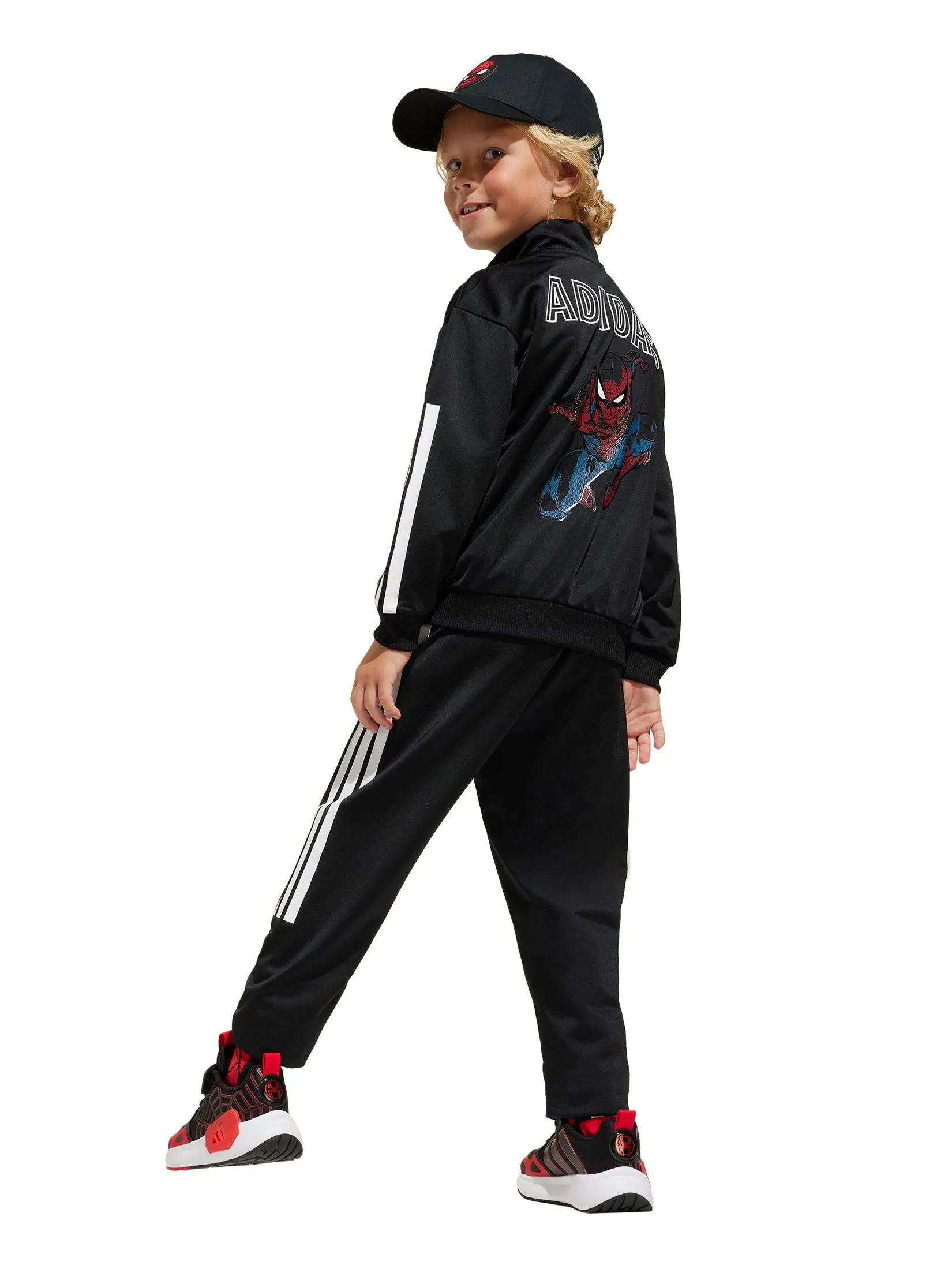 ADIDAS KIDS Unisex Toddler Suit Adidas Marvel Spider-Man Tiro Black