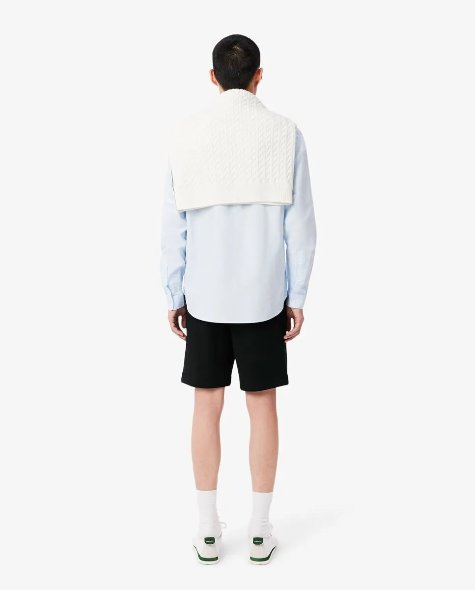 LACOSTE Regular Fit Fleece Shorts Black